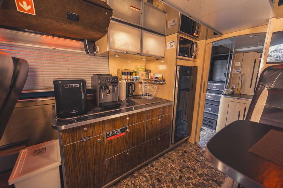 Kleine Küche im Nightliner